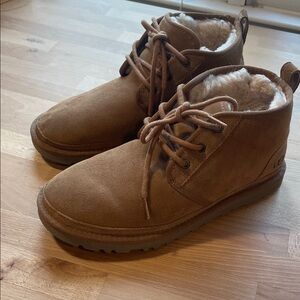 UGG Neumel Leather Tan Booties- Size 9 - NWOT